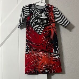 Custom Made-red and black dress